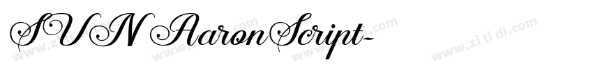 SVN AaronScript字体转换